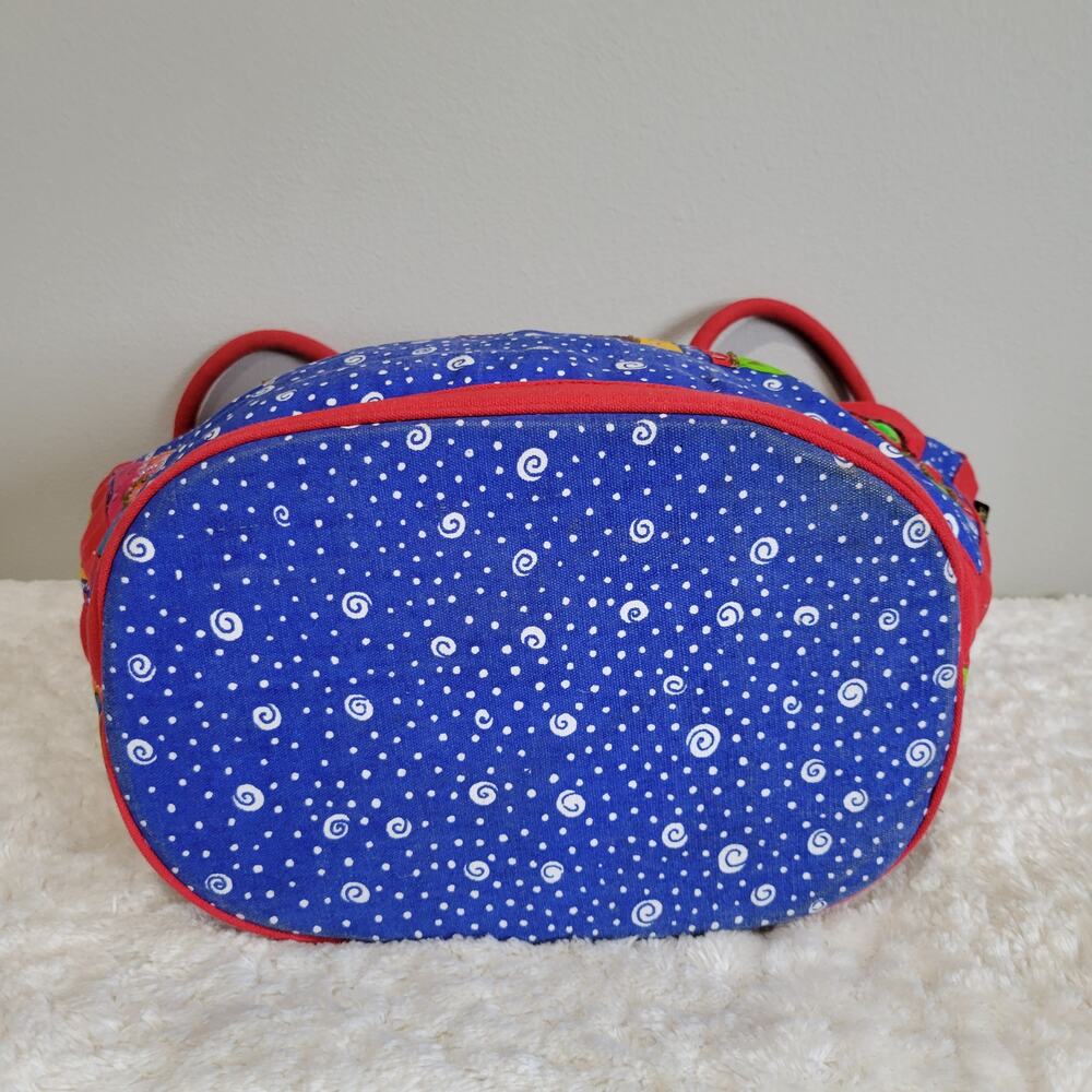 Laurel Burch Patchwork Sequin Cat Print Canvas To… - image 8